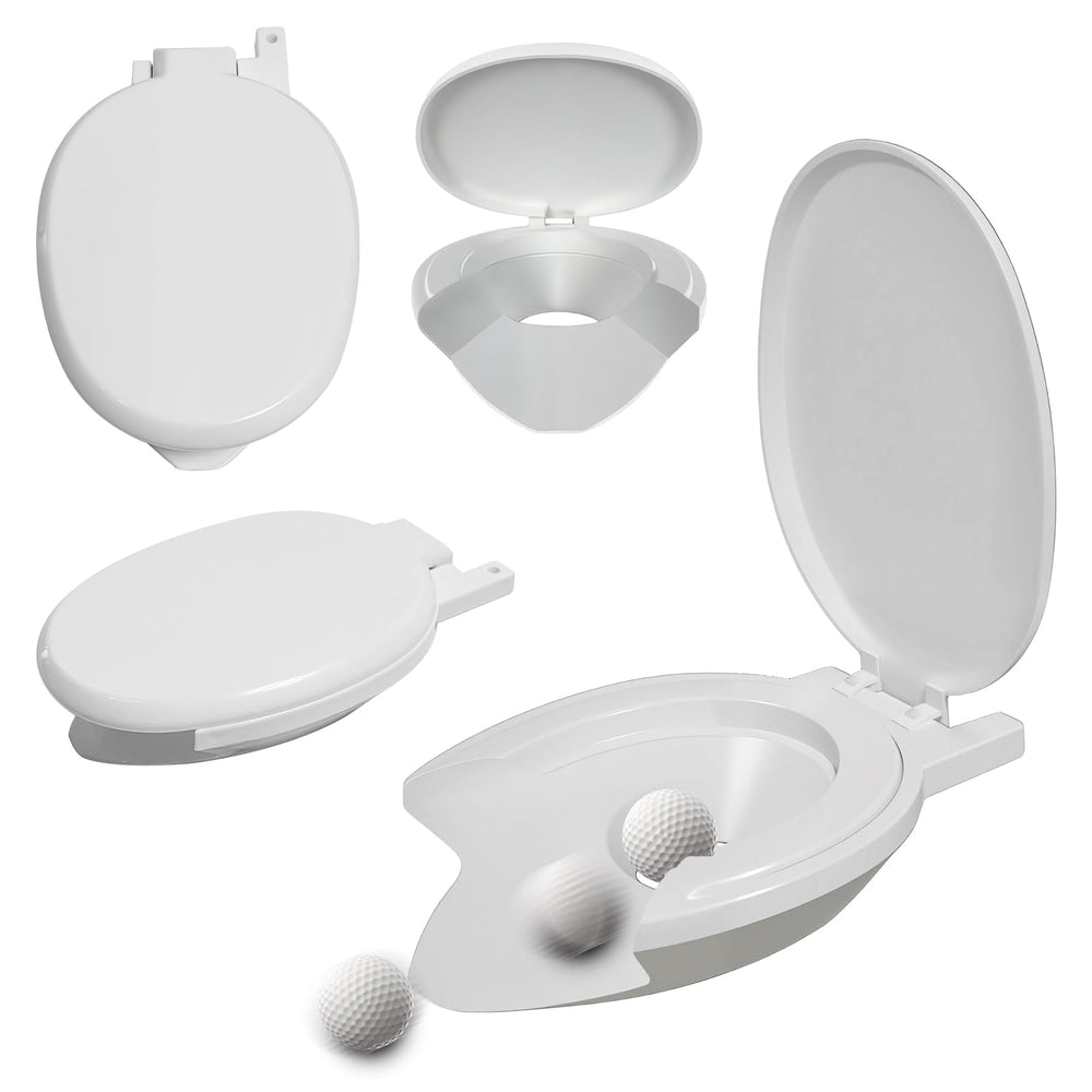 Anyflee Toilet Golf Set door hanger adds quick setup and target realism