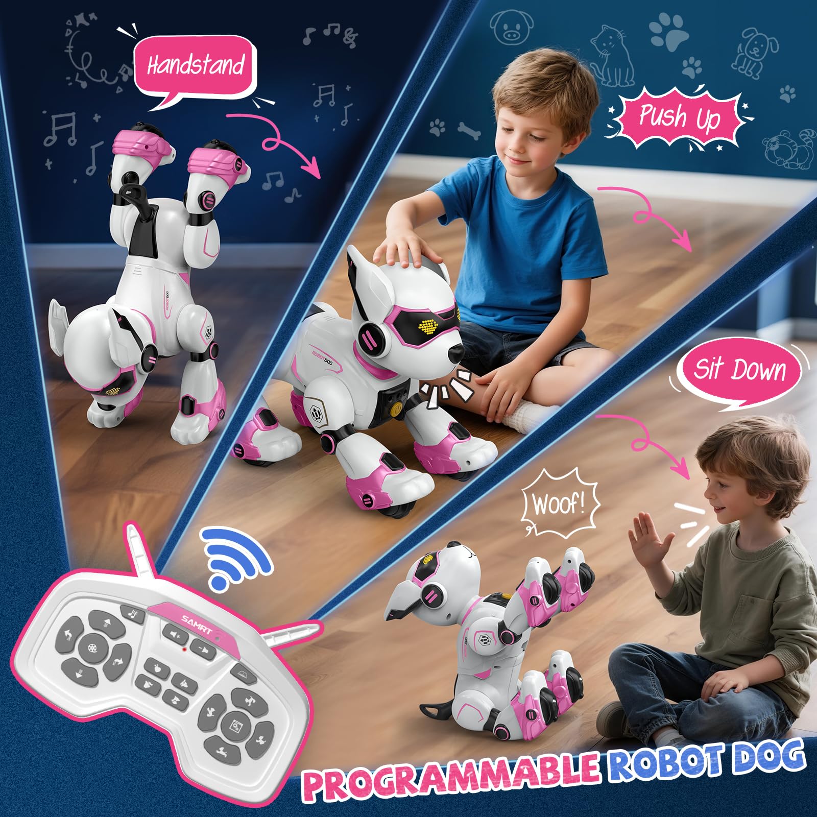 AnySun Robot Dog shares soothing bedtime stories for winding down