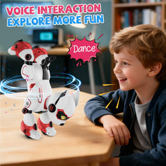 AnySun Robot Dog responds to gestures and touch for interactive fun.