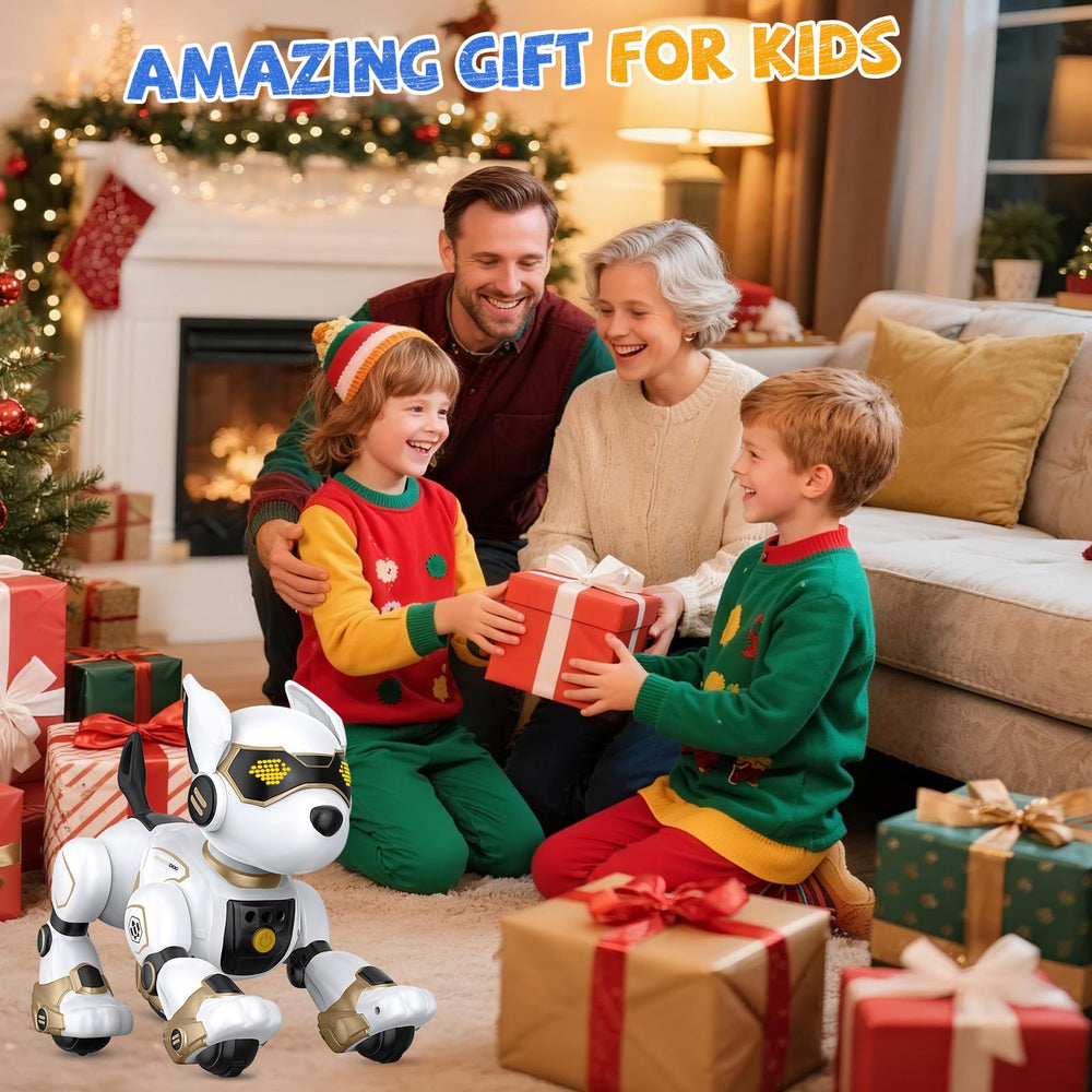AnySun robot dog long-lasting battery supports extended play sessions.