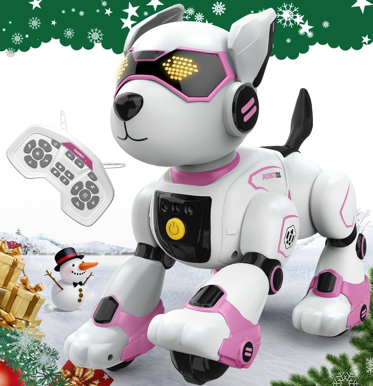 anysun robot dog toy with remote control for interactive playtime and learning.