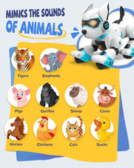 AnySun Robot Dog toy programmable for custom routines and plays.