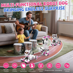 AnySun Robot Dog responds to voice commands for interactive fun