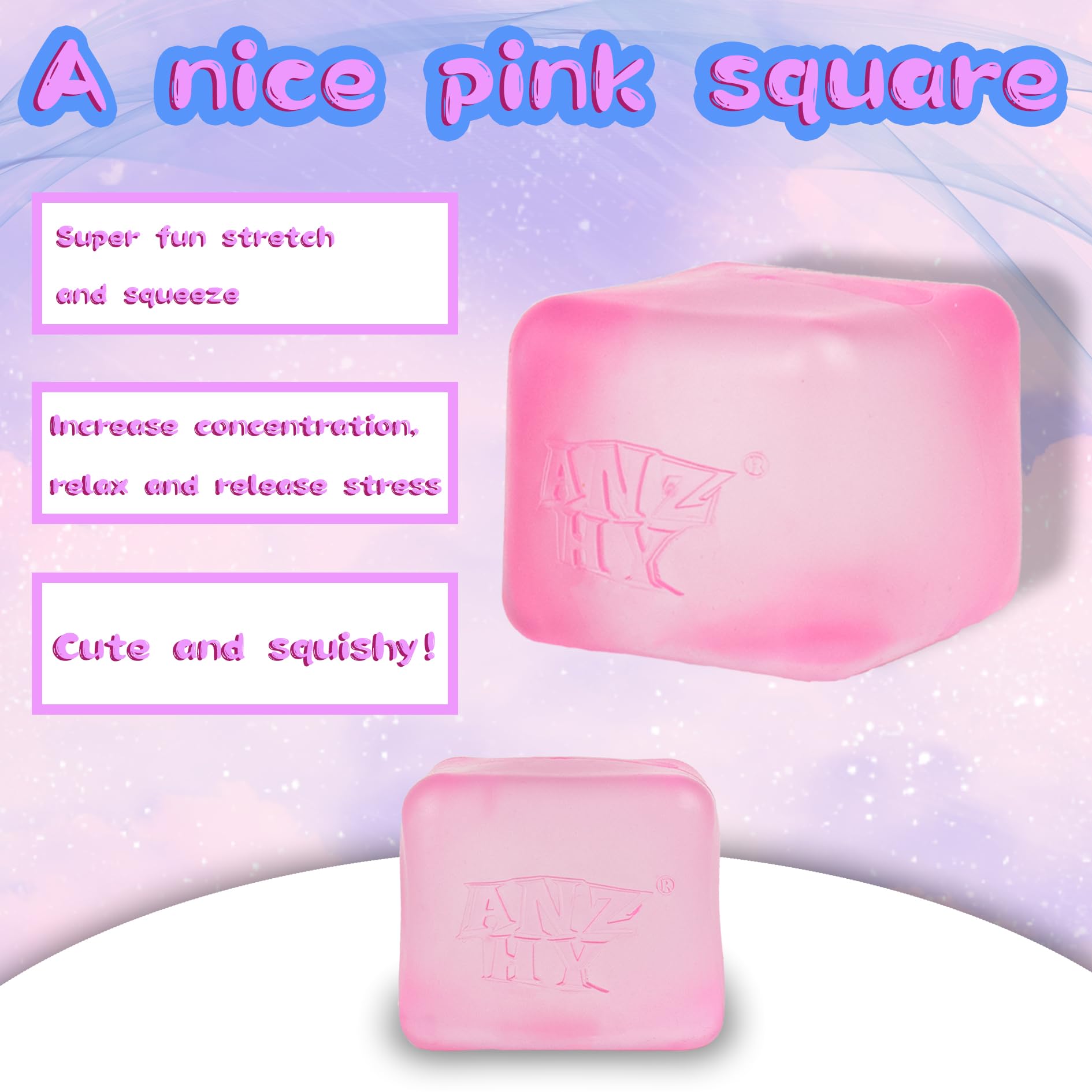 ANZHY Stress Cube soft durable texture for heavy use.