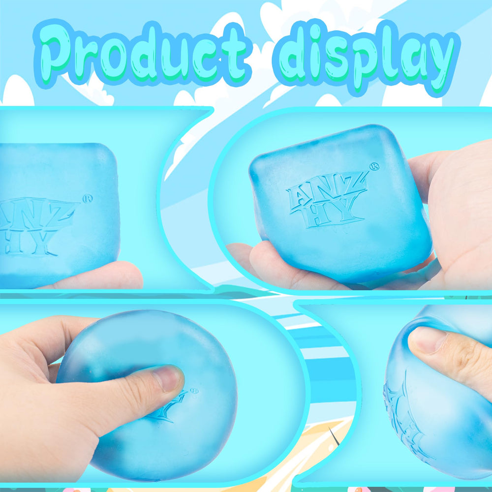 ANZHY Stress Sugar Ball Cube shows soft filling and durable exterior for long use.