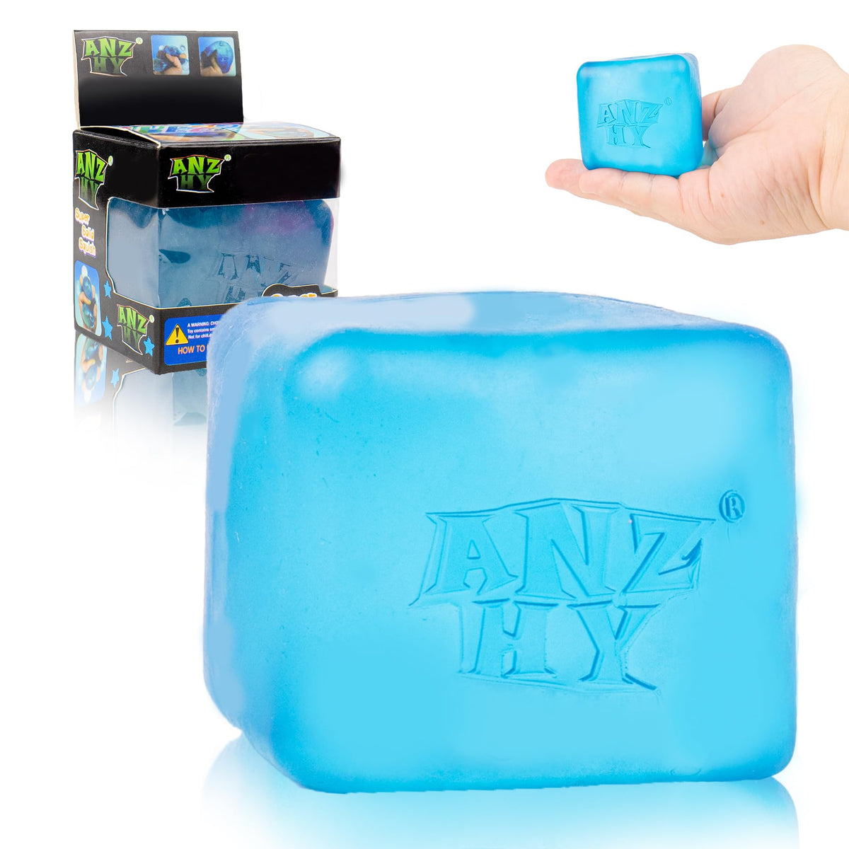 ANZHY Stress Sugar Ball Cube ready to squeeze for calming tactile relief.