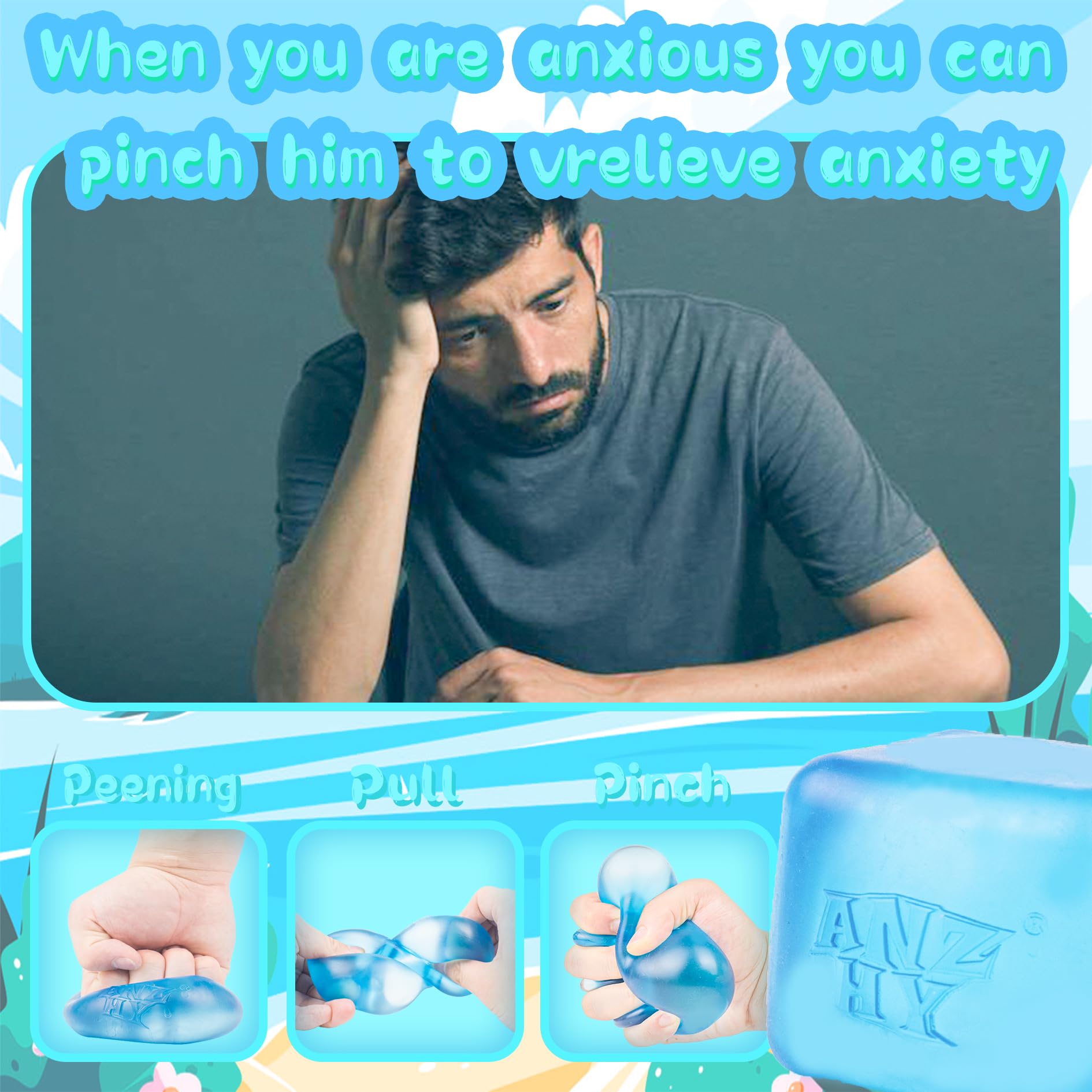 ANZHY Stress Sugar Ball Cube is ideal at work or school for focused breaks.