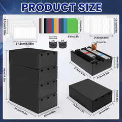 AOBOPLE trading card box dust protection highlighting dust-resistant storage.