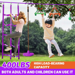 AOBOTE Ninja Warrior monkey balls add exciting swing challenges outdoors.