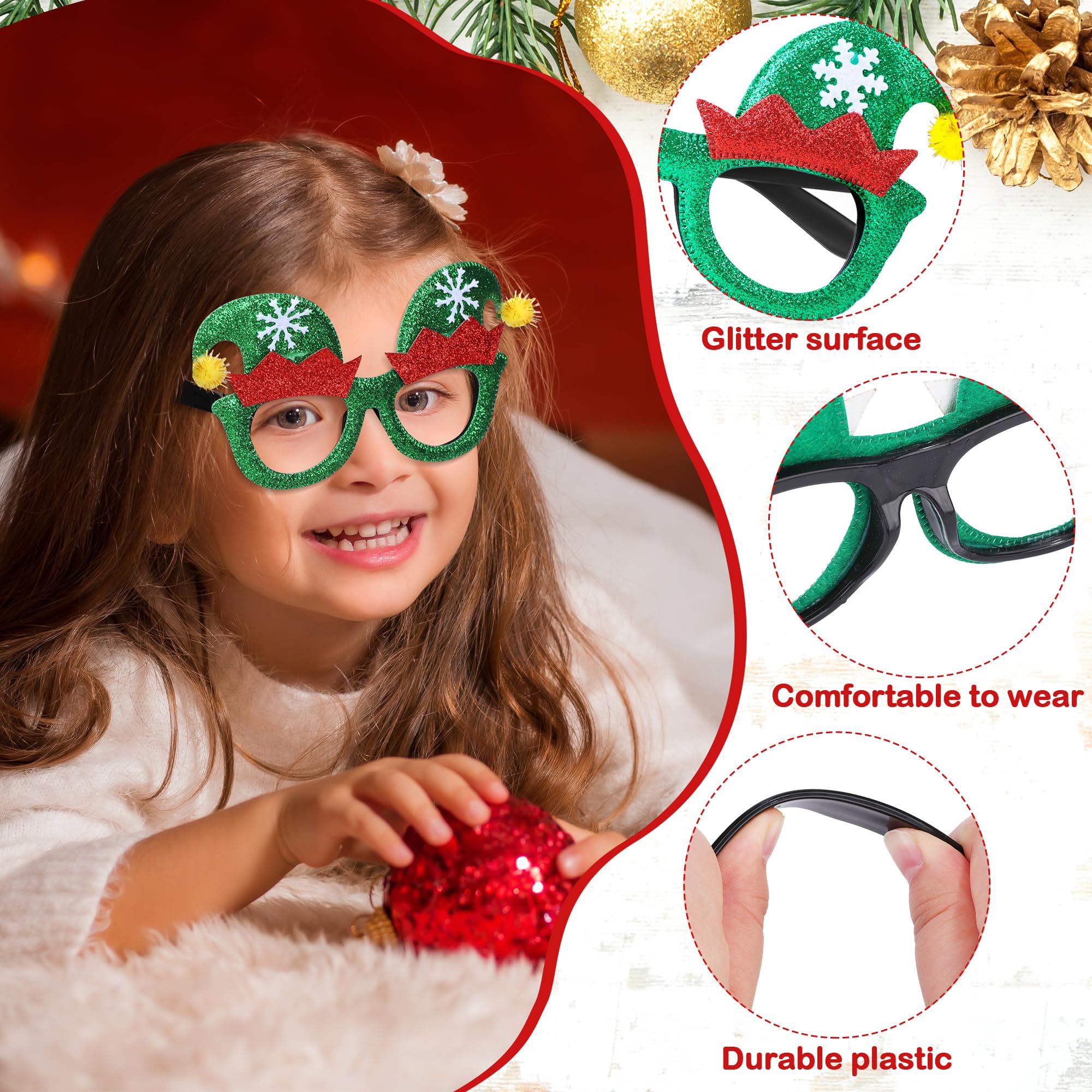 Aodaer glitter Christmas tree headband adds sparkle to celebrations and photos
