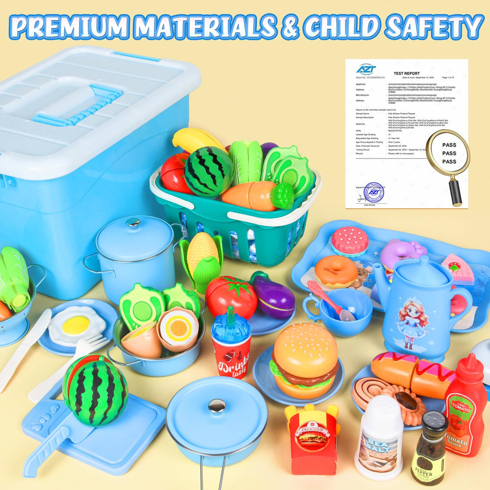 Aojieni cuttable pretend food and vegetables for interactive learning