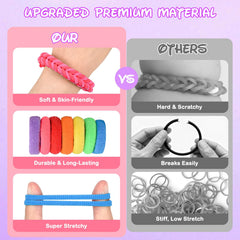 Aojieni DIY jewelry with charms and finished bracelets for creative play