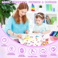 Aojieni friendship bracelets and keychains crafted with loom bands