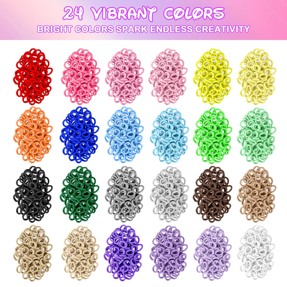 Aojieni loom bands color variety for endless project options