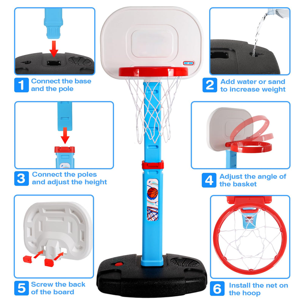 AOKESI gift-ready toddler basketball toy for birthdays and holidays.
