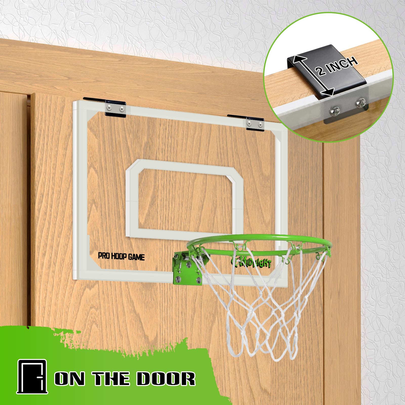 AOKESI indoor-outdoor basketball hoop fits any space.