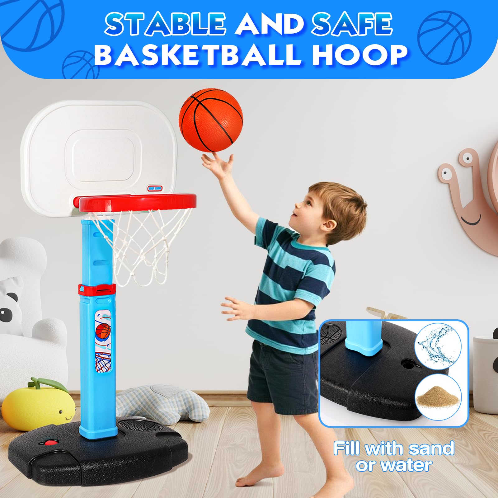 AOKESI indoor/outdoor toddler toy for home, yard, poolside.