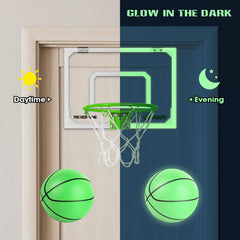 AOKESI premium steel rim with cushioned backboard padding reduces noise.