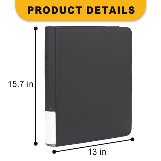 Aokna Toploader Binder shows side-loading pockets for easy card insertion.
