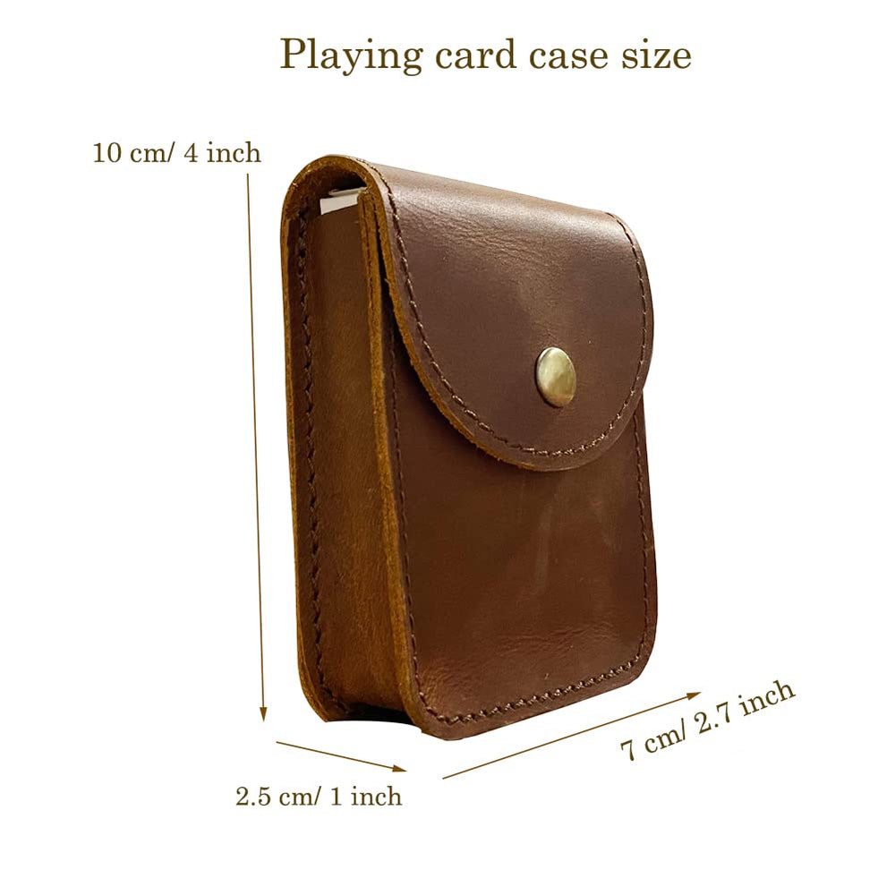 Aolaso leather card case with belt clip for hands-free carrying