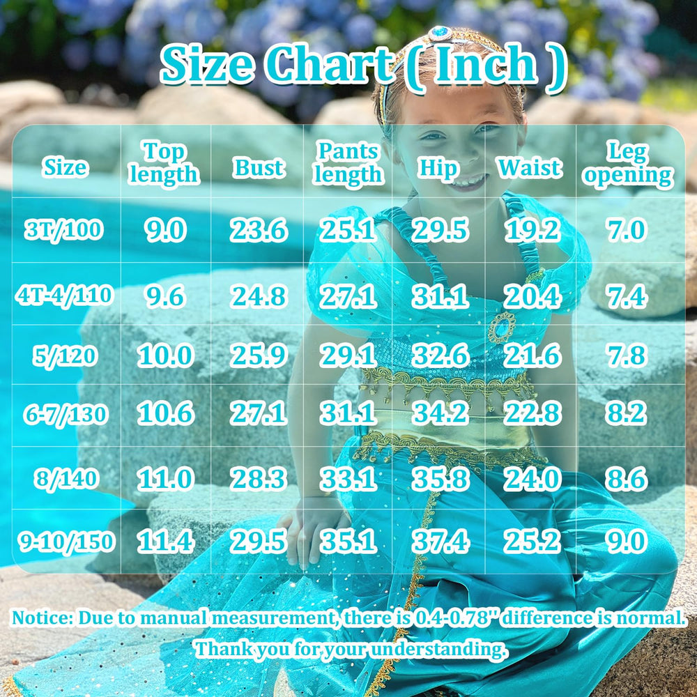 Aolliya Princess Costume back elastic strap ensures comfortable all-day wear.