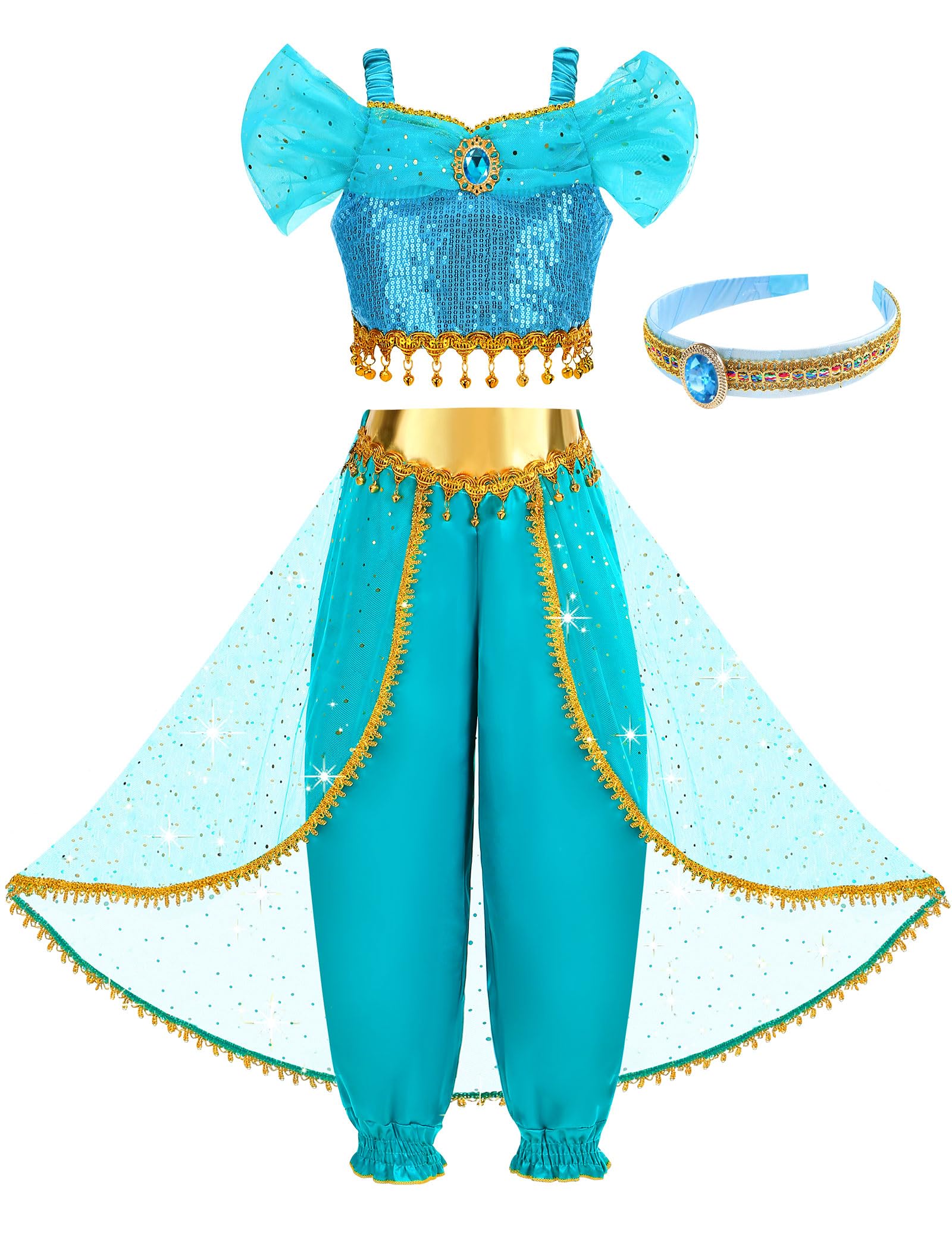 Aolliya Princess Costume full set for a complete dress-up look