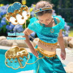 Aolliya Princess Costume pants provide soft, comfortable mobility for all-day fun
