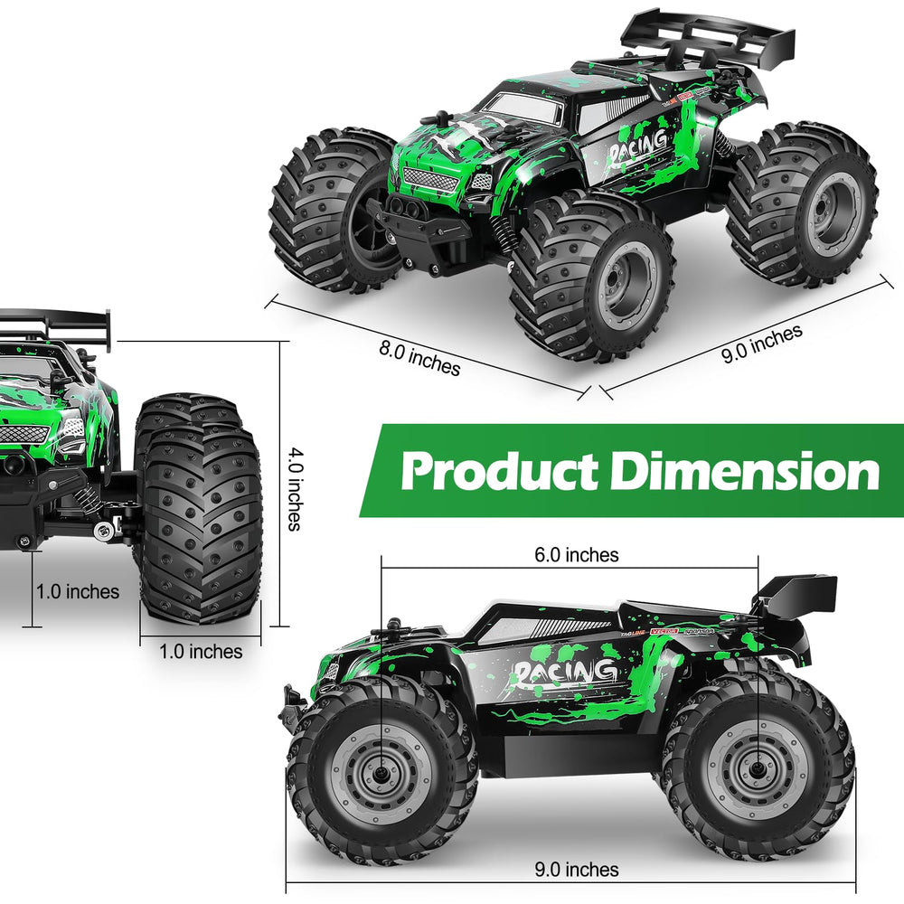 AONEPTR two rechargeable batteries extend outdoor playtime for longer sessions.