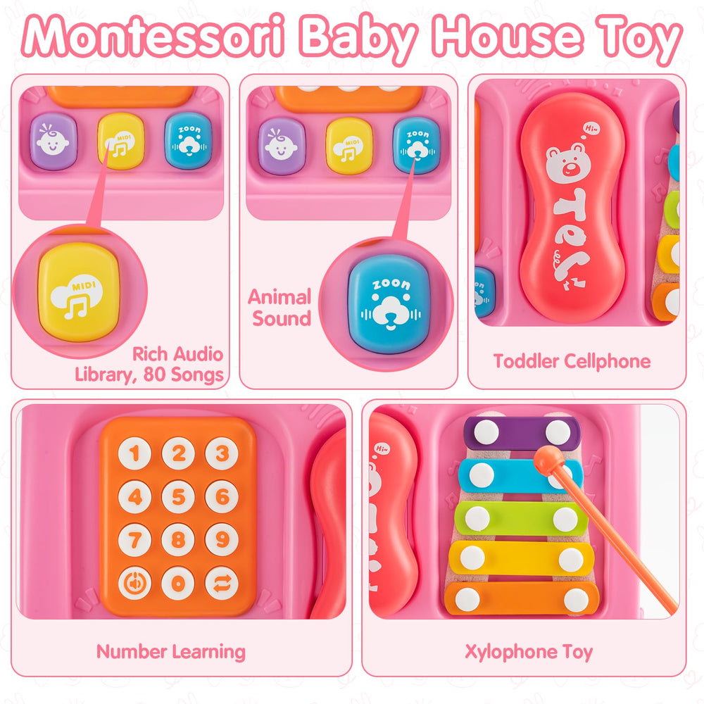 AONTESS durable BPA-free ABS plastic ensures safe everyday use.