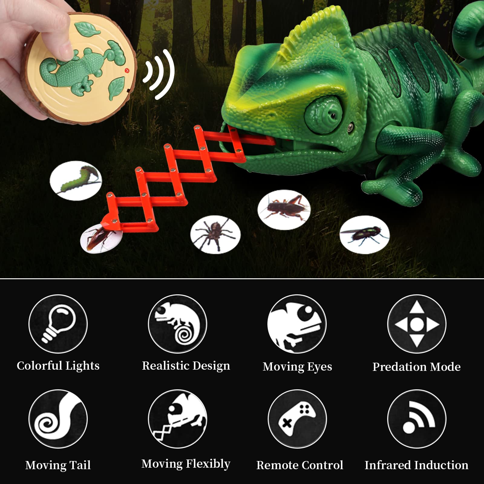 Aontess LED color-change skin creates vivid visual effects during sessions.