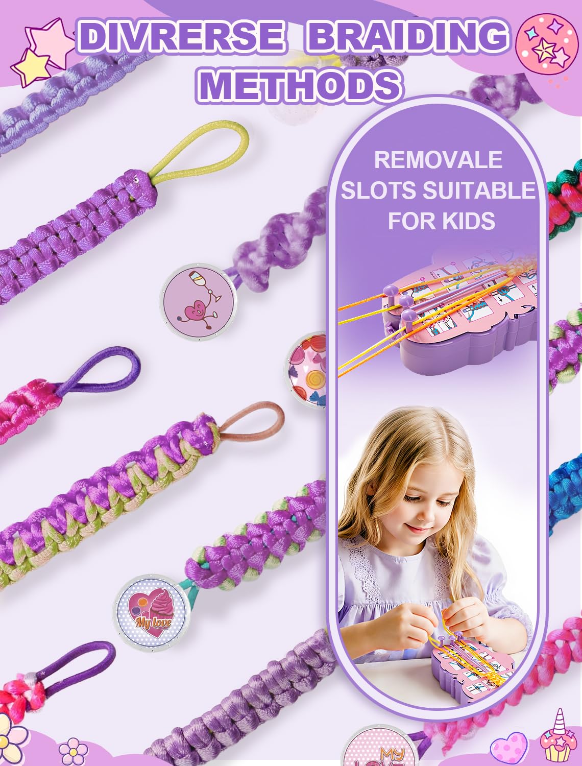 AONTESS pegs-and-clasps organize beads and finishing touches neatly.
