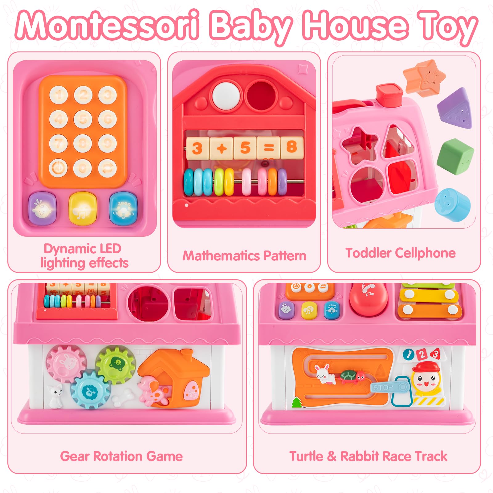 AONTESS two doors open for imaginative pretend play sessions.