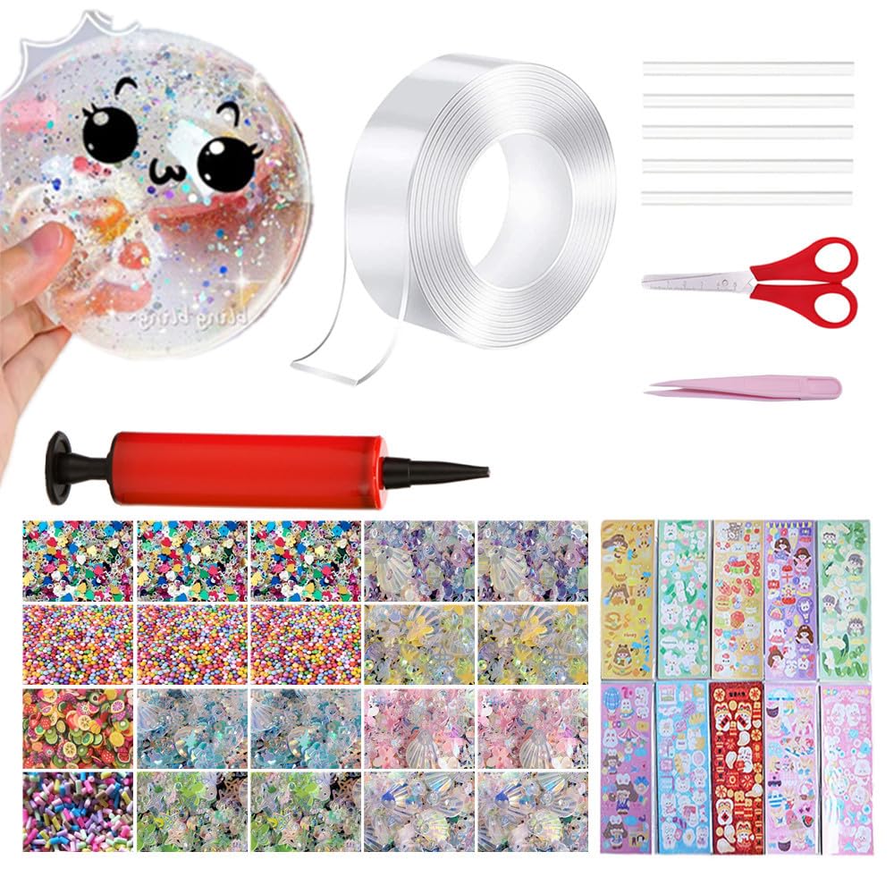 AooeDomi nano bubble tape kit with balloon inflator ready for DIY bubble art