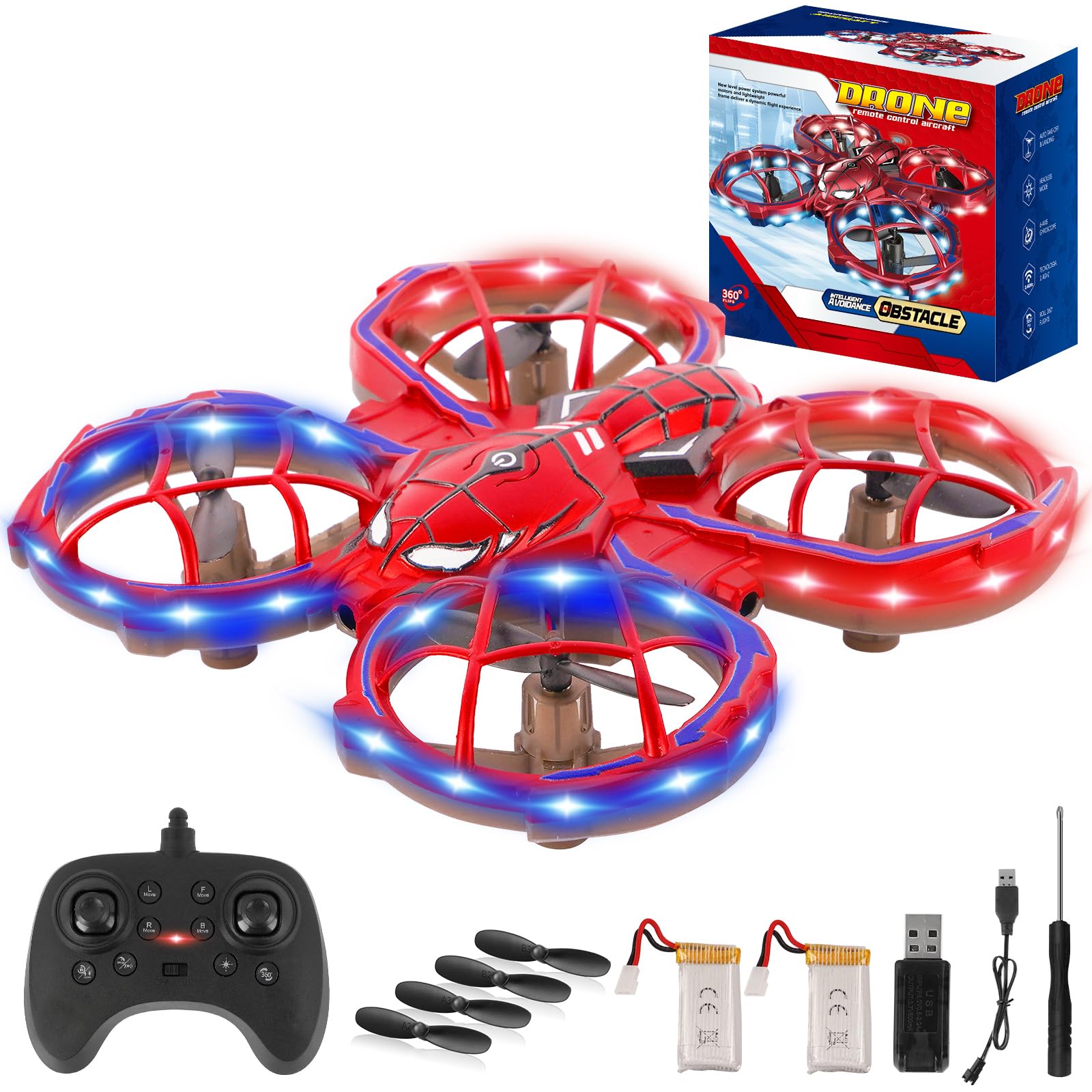 Aooess Spider drone during toss-launch for easy beginner flights