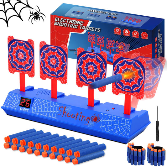 Aooess Spider shooting targets front view for safe indoor practice.