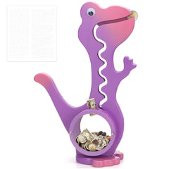 AORCMITN dino piggy bank mouth-entry shows coin entry for tactile learning.