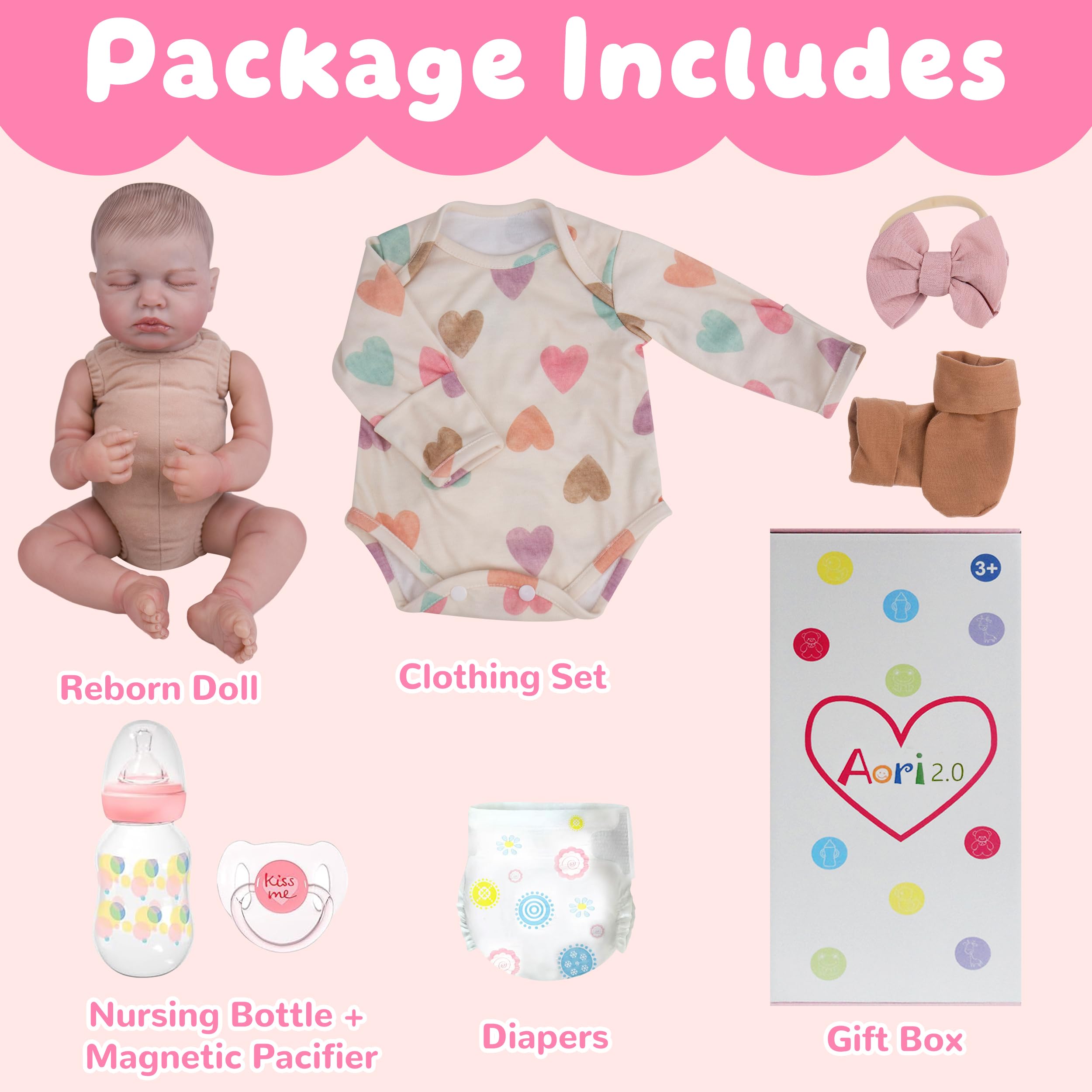 Aori 2.0 authentic three-month clothes on the doll