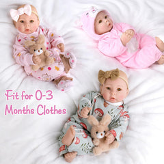 Aori hand-painted rosy cheeks on a lifelike baby doll for realism
