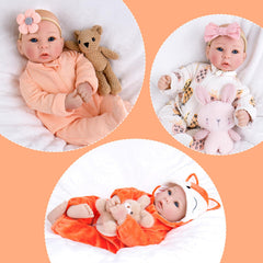 Aori Baby Dolls rosebud lips add gentle expression for calm playtime