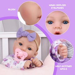 Aori doll in bath-friendly setting highlighting durable materials.