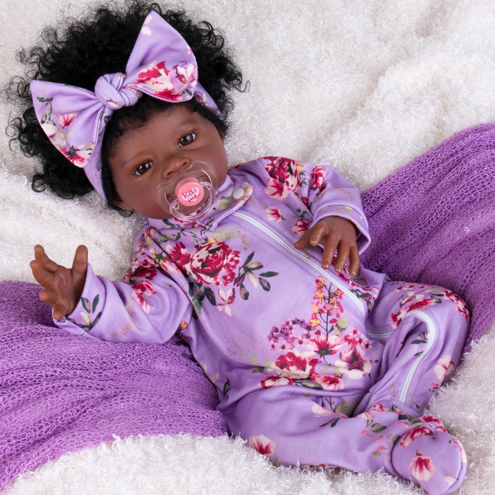 Aori 20in reborn doll soft vinyl skin for tactile snuggling and realism