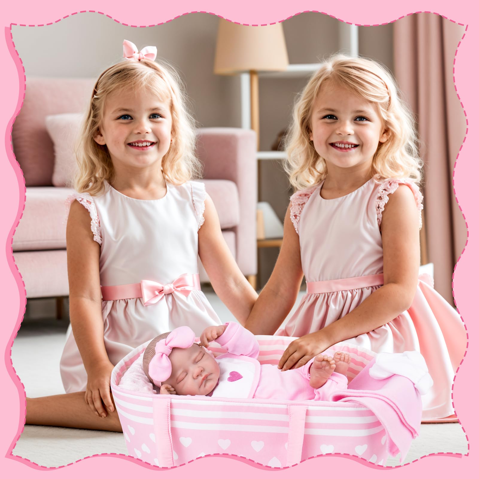Aori doll accessory with heart pattern, perfect bedtime pretend play.
