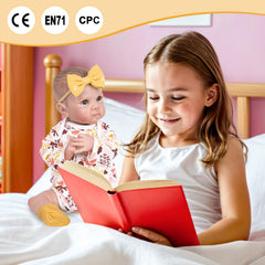 Aori doll hair and eyelashes detail highlights craftsmanship and lifelike charm.