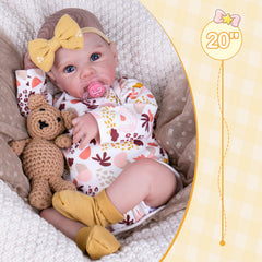 Aori hand-painted rosy cheeks emphasize lifelike appearance for photo moments.