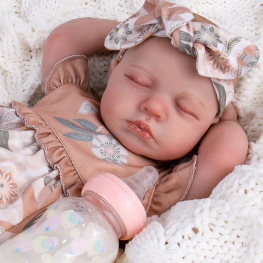 Aori lifelike reborn baby doll 20inch with movable limbs for realistic play.