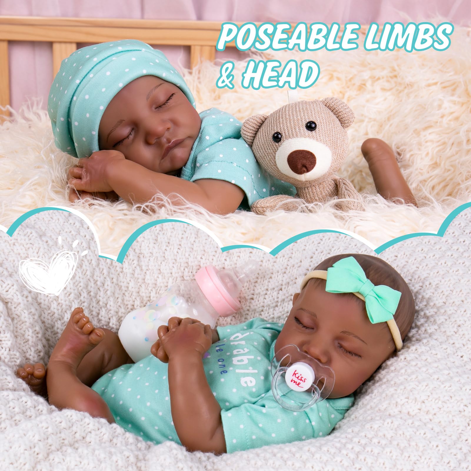 Aori reborn doll package includes feeding kit and gift box for gifting