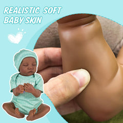 Aori reborn doll featuring half-moon nails for convincing realism in hands