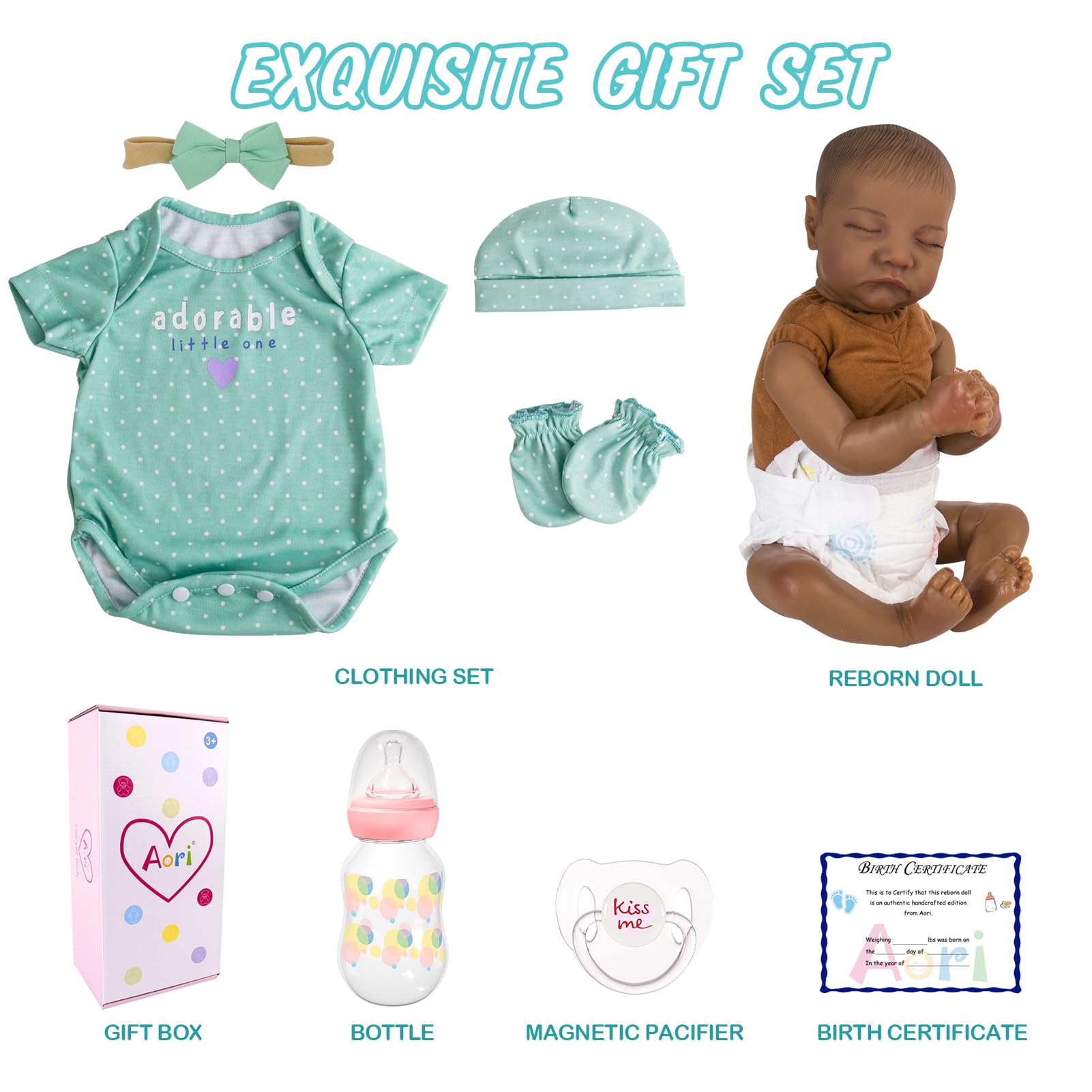 Aori lifelike doll meets safety standards for safe, supervised play