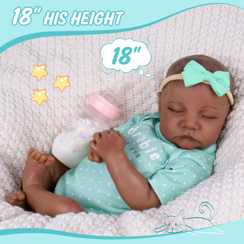 Aori 18-inch doll with weighted body for a real-baby feel in arms