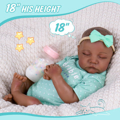 Aori 18-inch doll with weighted body for a real-baby feel in arms